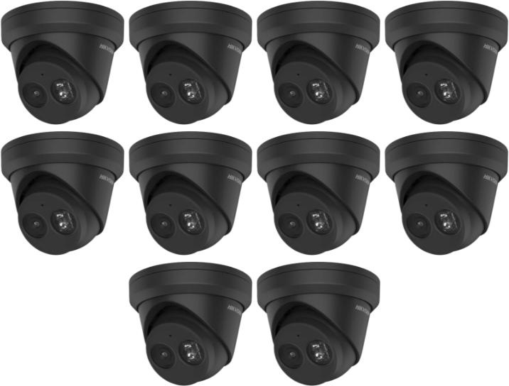 HIKVISION IP-KAMERA DS-2CD2343G2-IU (2,8 mm) (SVART) Förpackning med 10 st.